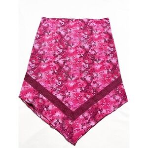 Xhilaration Snakeskin Print Fairycore Asymmetrical Skirt Y2K Lace Trim Size‎ S